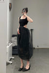 SWAYING/KNIT European Root Rotating Skirt SW23SS2L16 Black